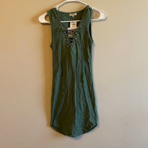 Hips and heart green dress